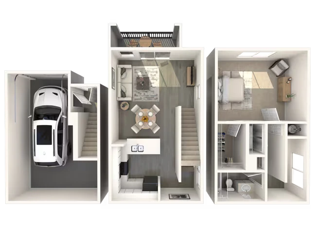 A2 Renovated 1094 floor plan